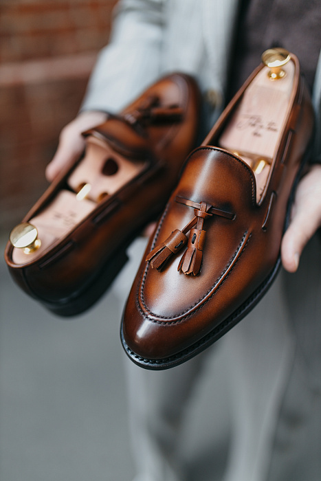 Обувь “Tassel Loafers Med Brown“