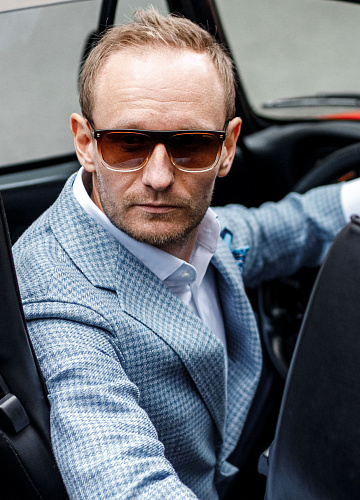 Пиджак “Houndstooth Blue”