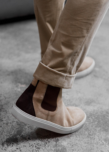 Обувь "Chelsea sport suede biege"