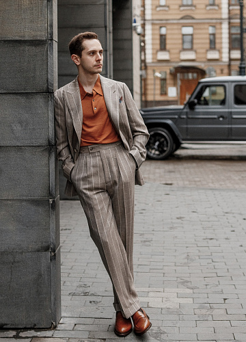 Костюм “Soft brown stripe”