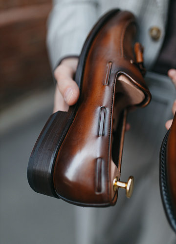 Обувь “Tassel Loafers Med Brown“