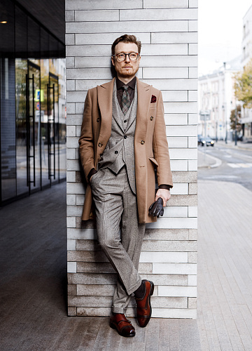 Пальто ”Double-Breasted Camel”