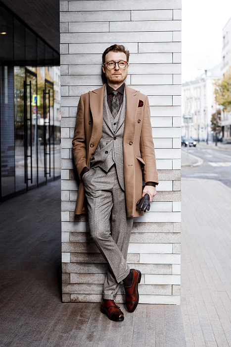 Пальто ”Double-Breasted Camel”