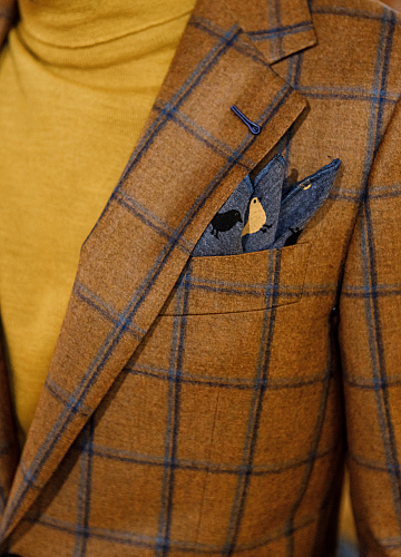 Пиджак “Mustard Windowpain”