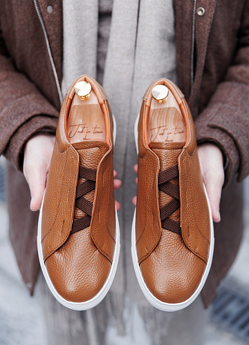 Обувь “Laceless trainer caramel“