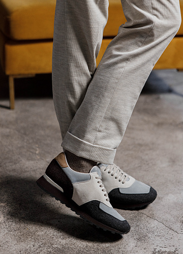 Обувь "Jogger Suede grey"