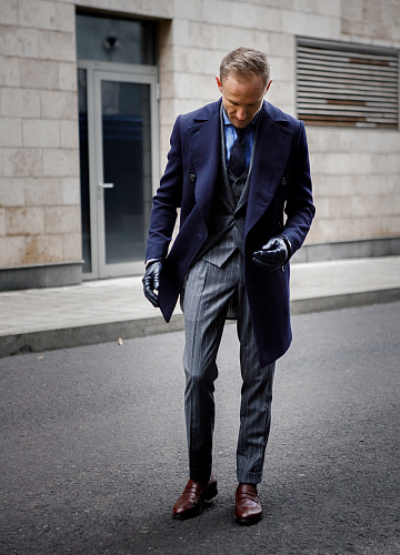 Пальто “Ulster Coat Navy”