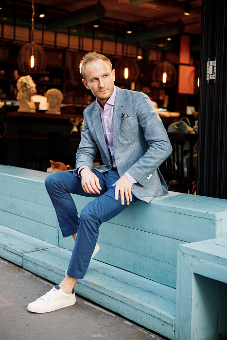 Пиджак “Aqua Purple”