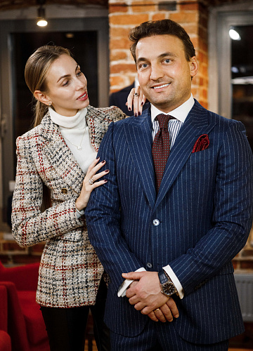 костюм “Winter Blue Stripe”